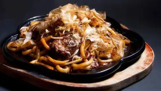 Udon en plancha