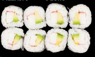 Maki De Surimi Y Aguacate (8 Pzs.)