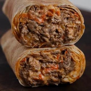 Wrap pollo ternera mixto