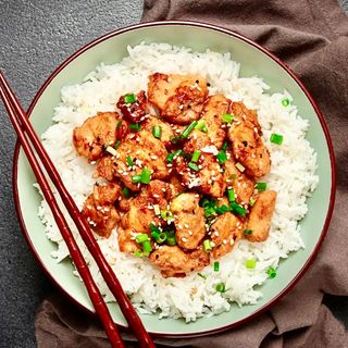 Pollo ternera mixto con arroz