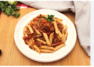 Macarrones con ternera