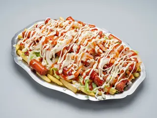 Salchipapa al infierno