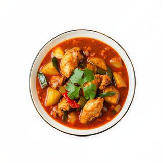 Plato de pollo normal o picante