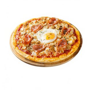 Pizza luna 4 quesos (30 cm.)