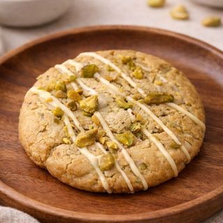 Cookie pistacho y chocolate blanco