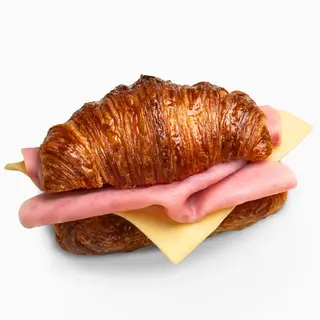3 Medialunas Jamon York y queso Gouda