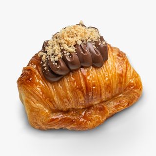 Medialunas rellena con Nutella