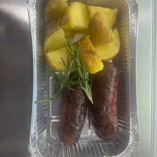 CHORIZO CRIOLLO CON PATATAS Y BONIATOS
