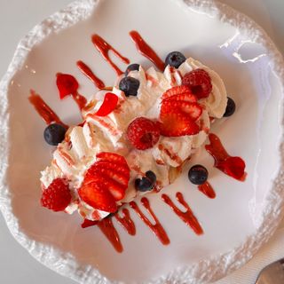 Croissant Waffle Sweet Berry