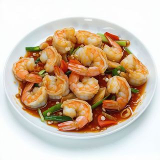 93.Gambas agridulces