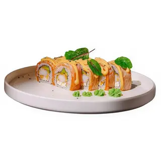 A03.Uramaki de salmón (8 pzs.)