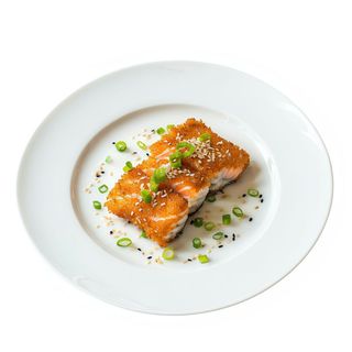 Lomo de salmón al tonkatsu