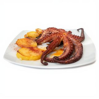 Pulpo a la brasa con ajada (300 g.)