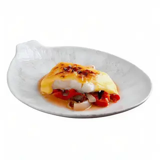 Lomo de bacalao el barquero gratinado