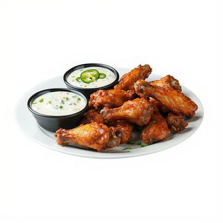 Alitas con jalapeños y limón (320 g.)