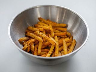 Patatas fritas sazonadas