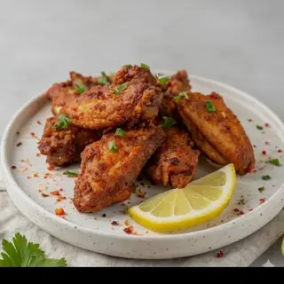 Alitas pollo crujientes(6 piezas)