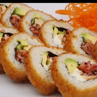 Frita Uramaki Veggie mango( 8 Piezas)