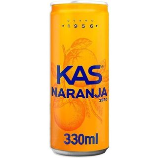 Lata de Kas Naranja 330 ml.