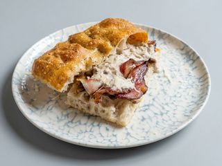 Focaccia  de guanciale