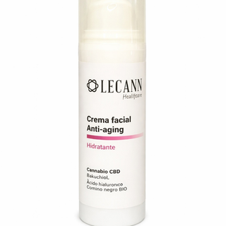 Crema facial Antiedad con CBD