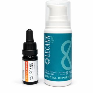 Pack Sport - Aceite 10% CBD + 5% CBG y Crema de masaje sport con CBD + CBG