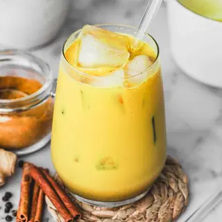 Ice golden milk
