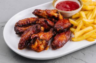 Menú Alitas Al Horno (4 Uds.)