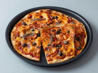 Focaccia al formaggio pizzata