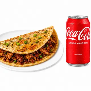 Combo Shou Zhua bing con bebida