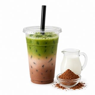 Matcha chocolate con leche