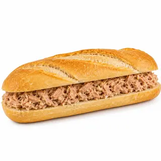Medio bocadillo de atún