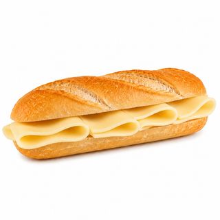 Medio bocadillo de queso