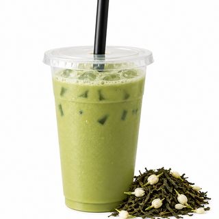 Matcha con té de jazmín.