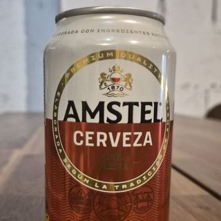 Amstel Cerveza lata