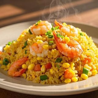 Arroz Tres Delicias Con Mariscos