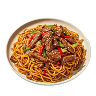 Fideos salteados