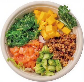 Poke de salmón