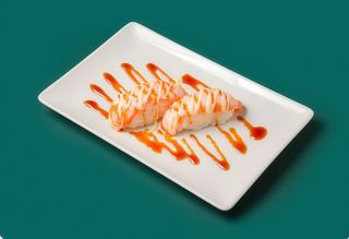 Nigiri de salmón flameado (2 uds.)