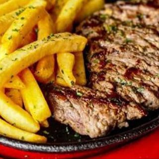 MENÚ DEL DÍA ENTRECOT FINO A LA PLANCHA CON SOPA DEL DÍA