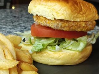 hamburguesa pollo crispy