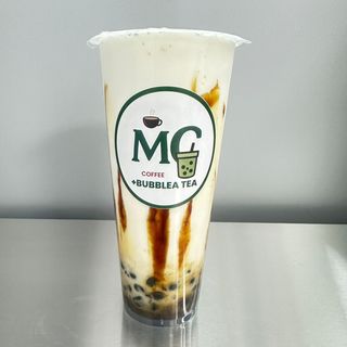 Leche fresca con tapiocas negras y azucar moreno (L)