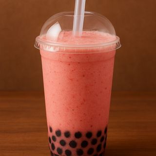 Bubble Tea de Fresa y Mora ( L )