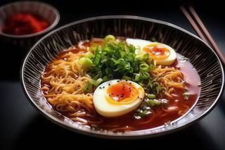 Spicy Setas Miso Ramen