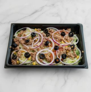 Ensalada de atún y merluza