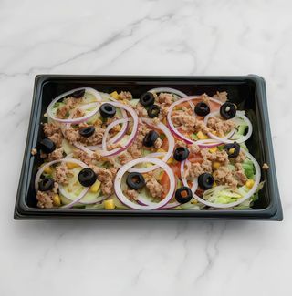 Ensalada de atún y huevo