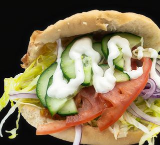 Kebab vegetariano