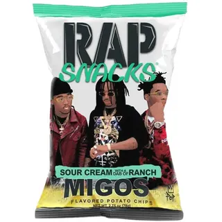 RAP SNACKS Migos Sour Cream 71 g