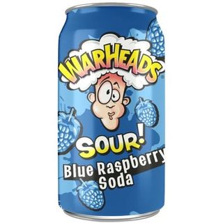 Warheads SOUR! Blue Raspberry Soda 330 ml