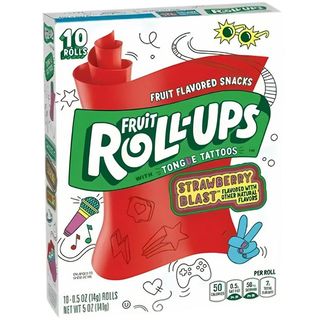 Fruit ROLL-UPS Strawberry Blast 10 rolls - 141 g